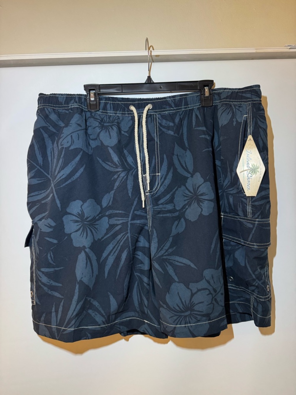 Island Shores Men’s Hawaiian Swim Trunks XXL NWT